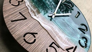 Relógio Com Resina Epóxi