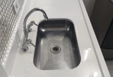 Resina epóxi pia cozinha